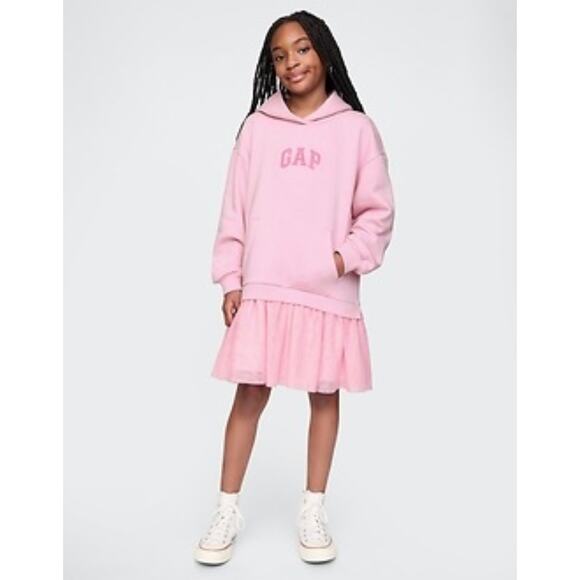 Gap Wicked Popular Pink VintageSoft Sweatshirt Dress XL 12 - Picture 1 of 6
